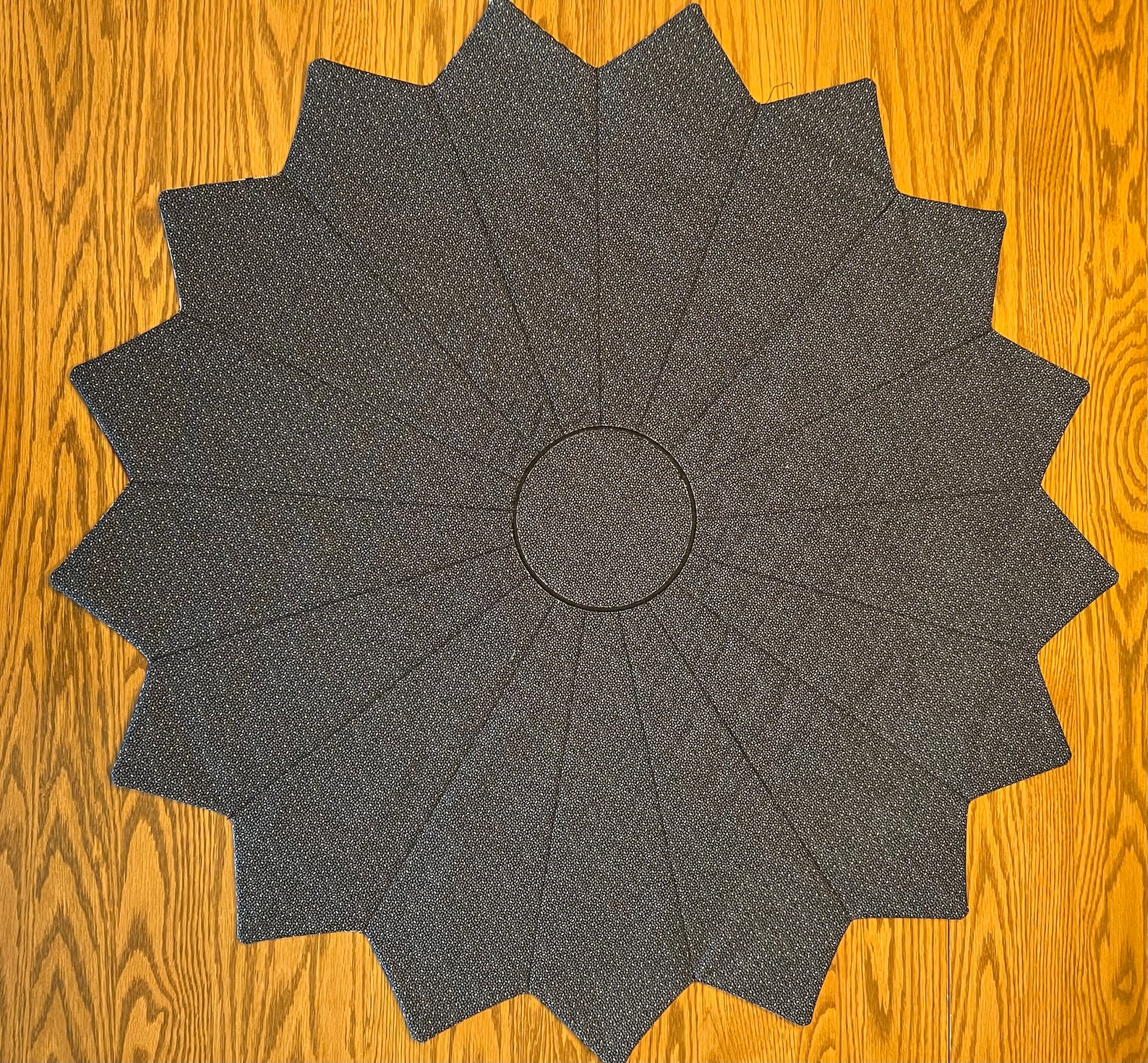 necktie table topper instructions