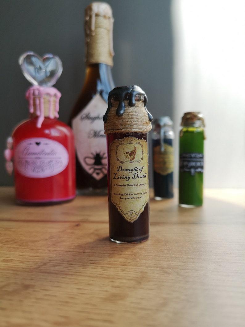 Draught Od Living Death Potion Harry Potter Etsy