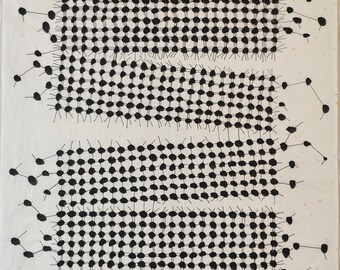 Minimalist art, Japanese art, Nature decor, Hand printed, Gift ideas, Original art, House decor, Japanese decor, Wall art, Unique decor