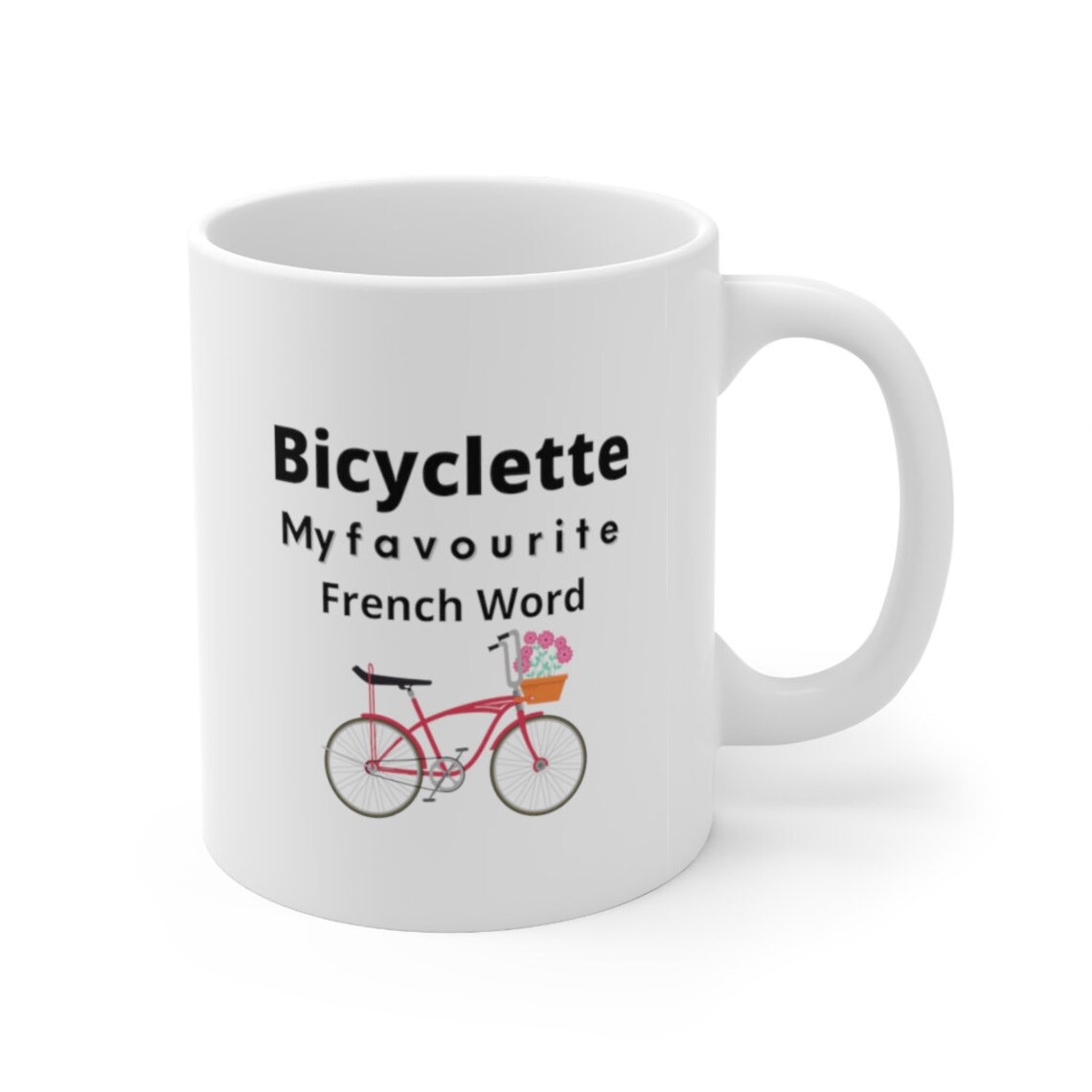Bicylette My Favourite French Word Bicycle Lover of All Etsy