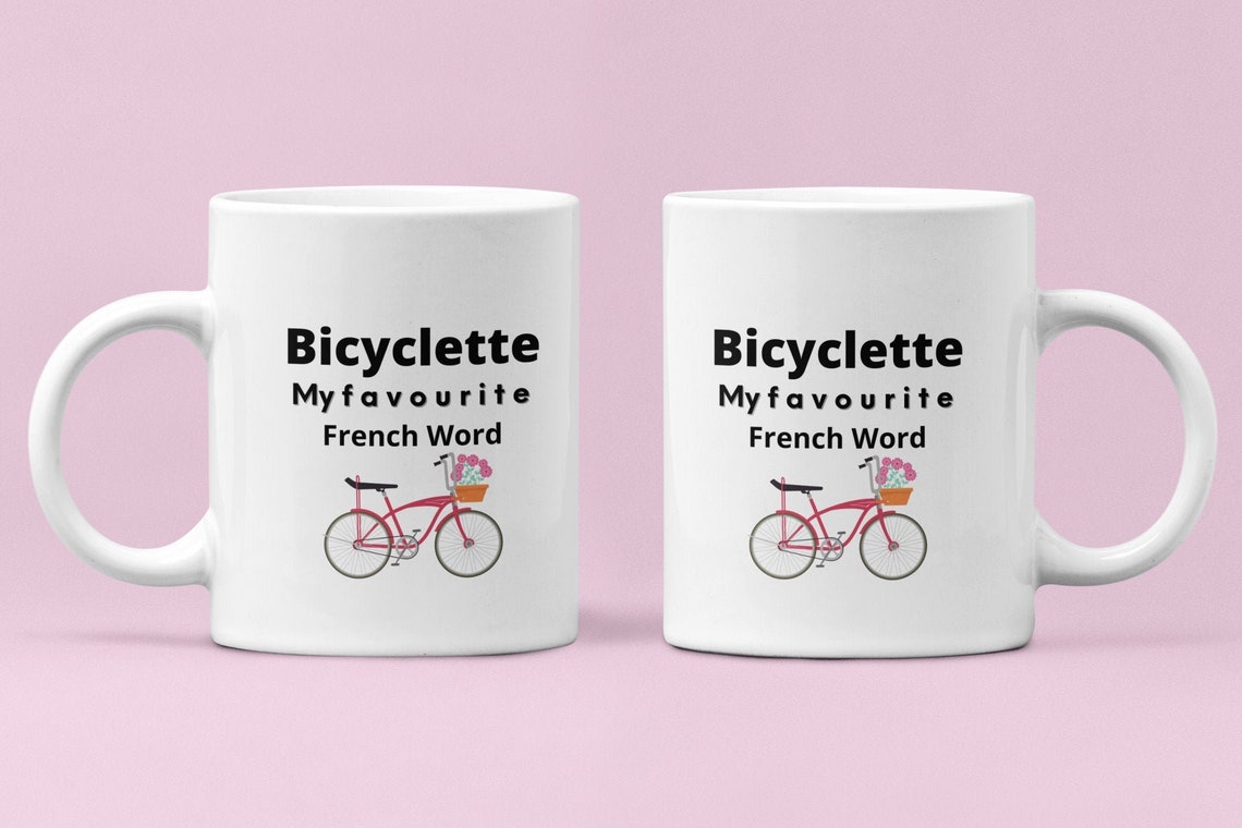 Bicylette My Favourite French Word Bicycle Lover of All Etsy