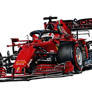 Carte danniversaire F1 Ferrari, carte personnalisée de Formule 1, nom personnalisé et carte danniversaire dâge image 8