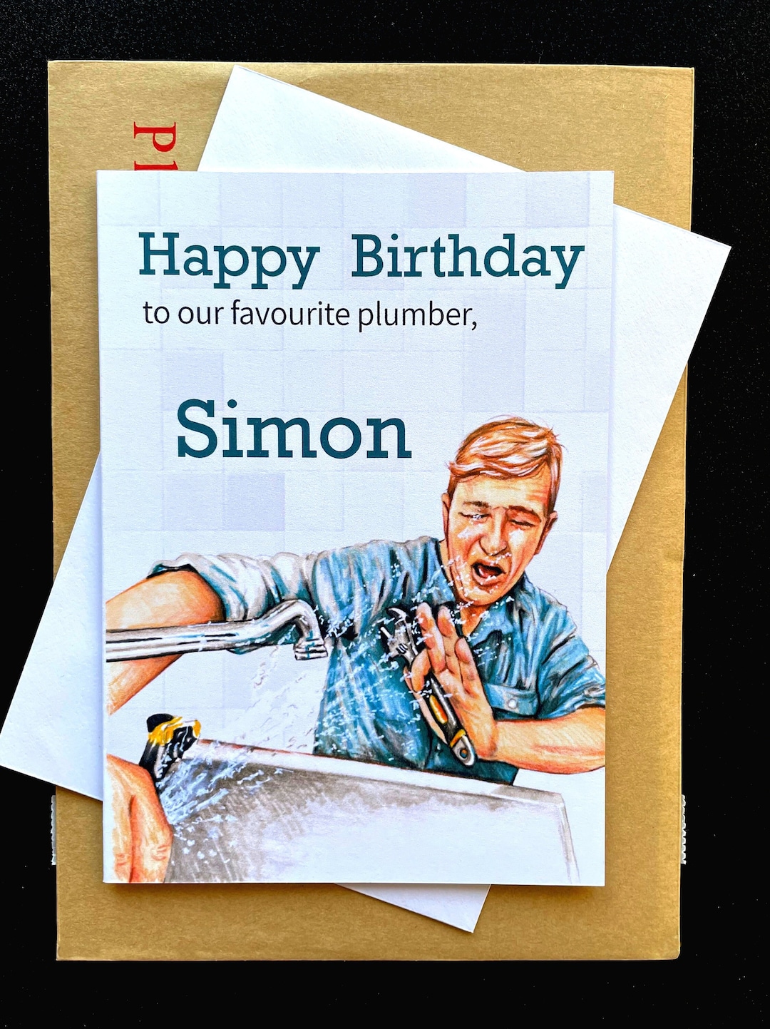 Funny Personalised Birthday Card for Him, Funny Personalised Birthday