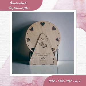 Design speciale offerto ** Ruota panoramica - file tagliato (3 mm, 3,2 mm e 4 mm)