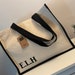 PERSONALISED JUTE BAG// classic shopper bag, personalised with initials, 100% natural jute &canvas, custom gift, customised bag 