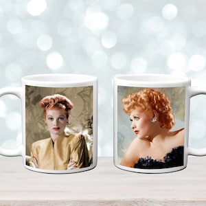 I Love Lucy Ceramic Mug Lucille Ball Color Photos 11 Oz/ 15 Oz