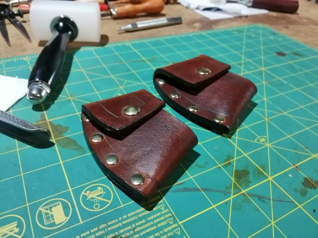 Handmade Leather Axe Sheath Custom Vegtan Axe Sheath Etsy