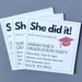 Classic Square Grad Party Inserts, Custom Graduation Details ...
