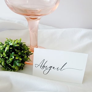 Place Cards For Wedding Table, Personalized Name Cards, Place Cards Name, Minimalist Place Cards, Modern Name Cards For Table, Formal Cards