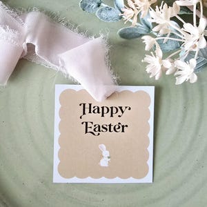 Easter Gift Tags Printable, Instant Download DIY Tags for Easter Baskets and Party Favors, Cute Easter Favor Tags, Easter Treat Bags Tags