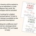 Classic Square Grad Party Inserts, Custom Graduation Details ...