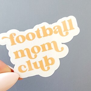 Football Vinyl Sticker, Team Sports Sticker, Water Bottle Sticker, Laptop Sticker, Mama Sticker, Team Gift, VSCO Sticker, Fall Sticker