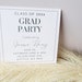 Printable Square Grad Party Inserts, Custom Graduation Details ...