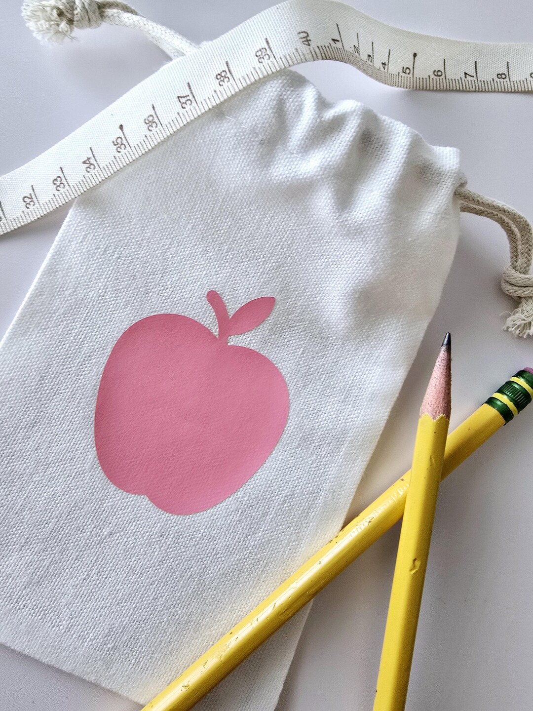 Small Teacher Gift Bag, Teacher Appreciation Gift Bag, Small Canvas Bag ...