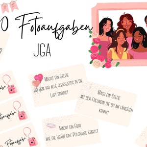 JGA photo tasks 60 fun tasks / game for on the go / JGA games