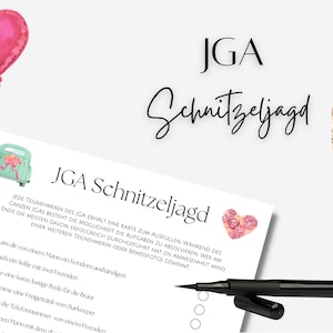 JGA scavenger hunt / JGA tasks and challenges / Bride To be / JGA game