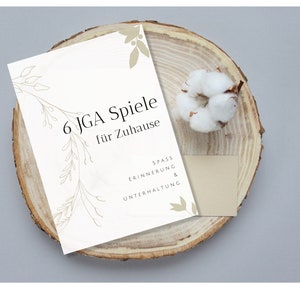 JGA Spiele für zu Hause / Hochzeitstabu für Junggesellenabschied / JGA Spiele für Frauen zum Download und drucken / Aufgaben für JGA