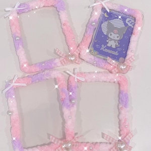 handmade idol card frame case/trading card frame