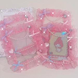 handmade idol card frame case/trading card frame