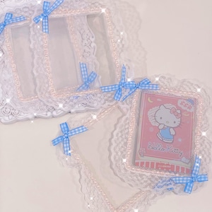 handmade idol card frame case/trading card frame