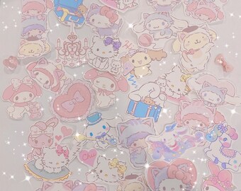 Hello Kitty Stickers Etsy