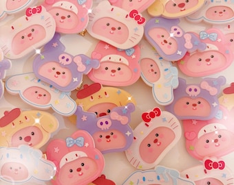 Cute kawaii hair clip-cute girly kawaii gift/Japanese anime accessories