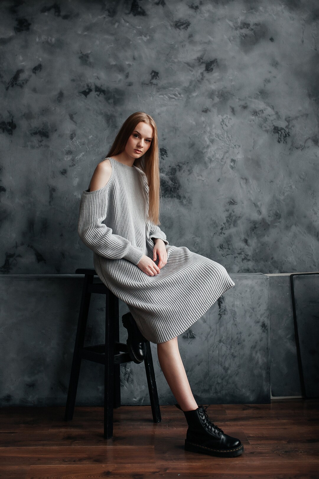 oversized sweater dresses Knit Oversized Sweater Dress