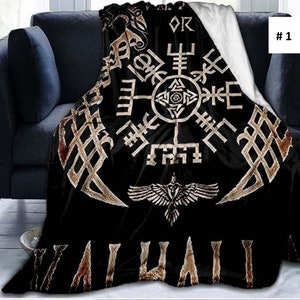 Vikings Ancient Scandinavian Blankets, Soft Blanket, Portable Travel Cover Blanket # 1