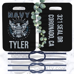 Bag tag, luggage tags, custom, gift, military, veteran gift