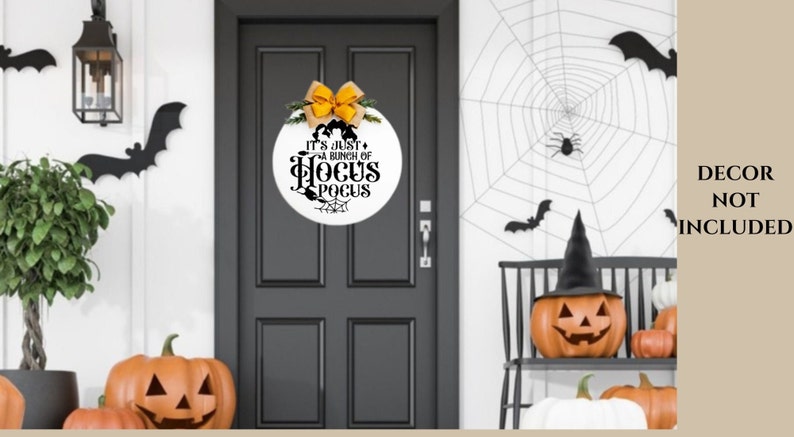 It's Just a Bunch of Hocus Pocus 3D Wood Door Decor - Etsy