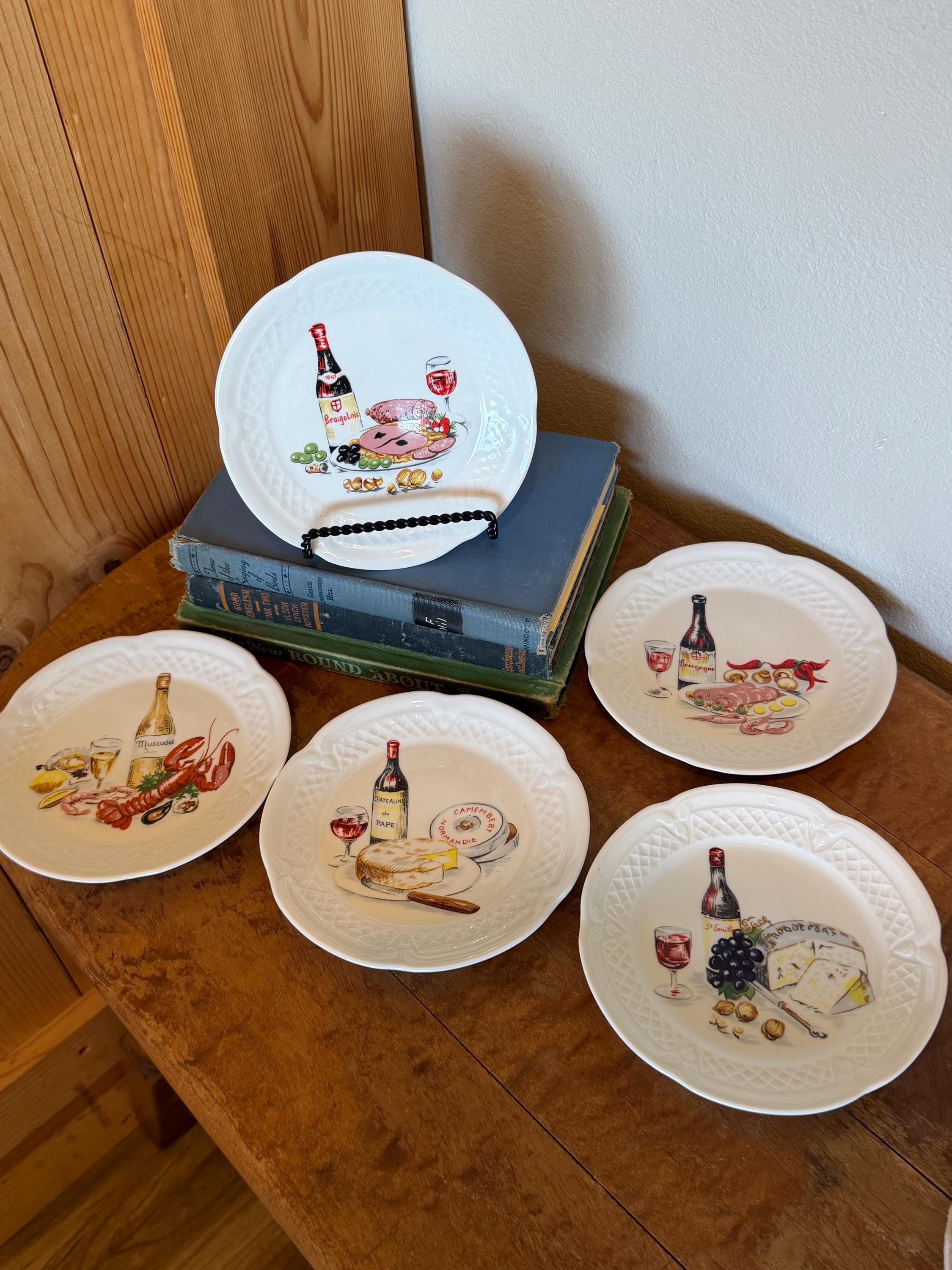 フランス 皿 プレート 2枚セット French bistro plates - Etsy 日本