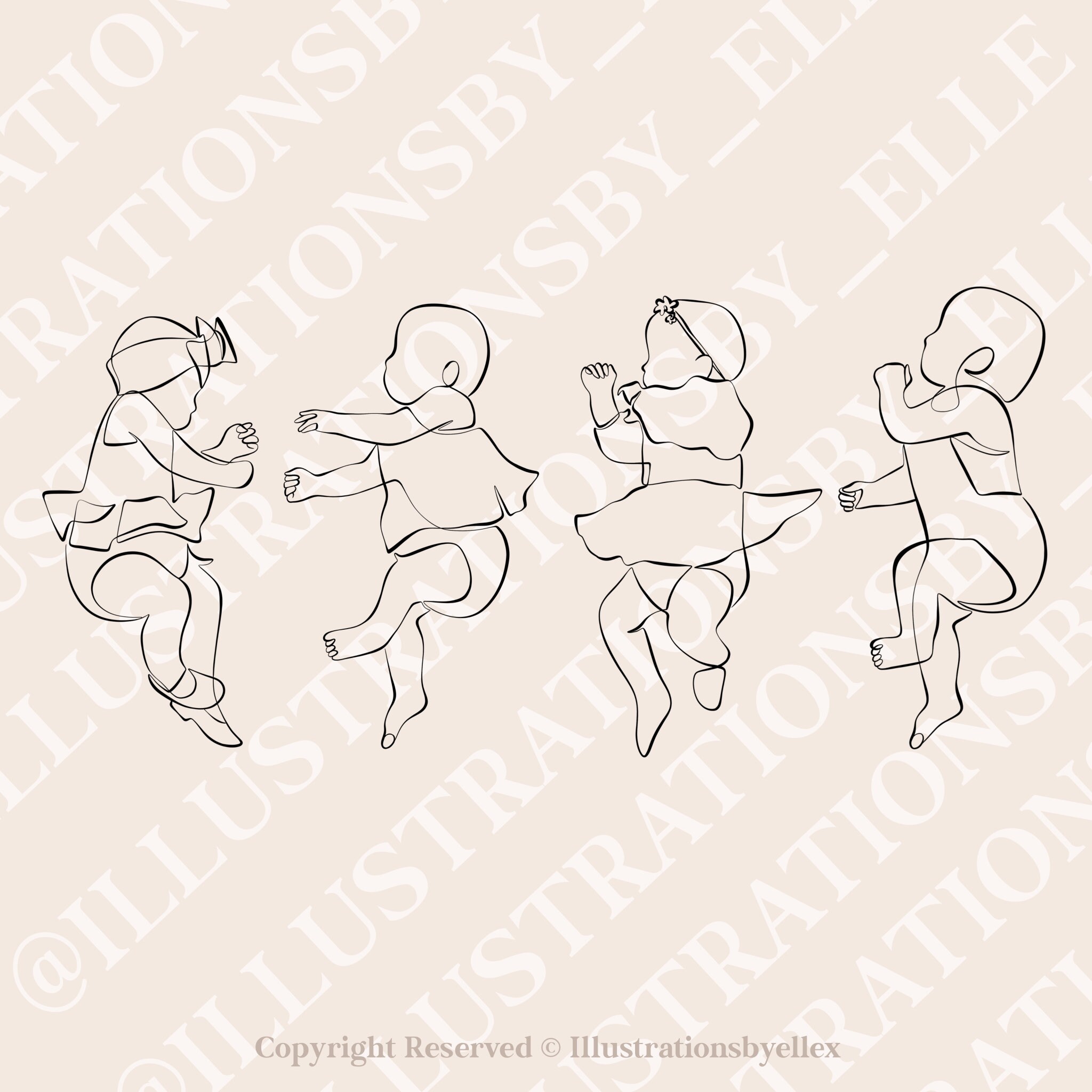 Baby Line Drawing Continuous Svg Png File | Newborn Babies Line Drawing ...