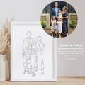 Line Drawing Custom Faceless |Personalised Line art | Line Illustration | Custom Portrait | Line Drawing Portrait | Digital File | Tattoo product logo