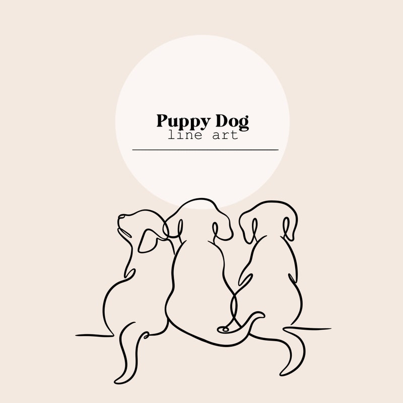 Dog Line Drawing Laser - Etsy