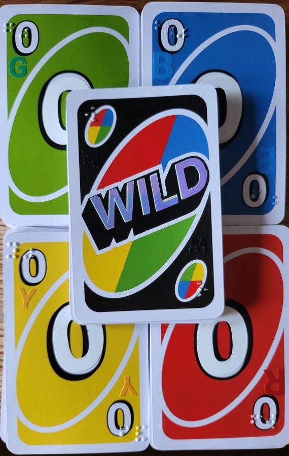 Brailled Classic Uno Card Game - Vision Forward