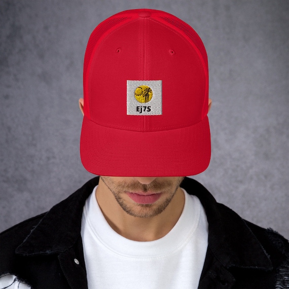 Six-panel trucker cap with mesh visor is ideal for a perfect day in the sun