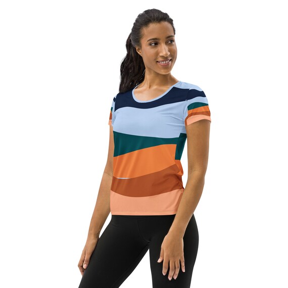 Women's sports t-shirt, all-over print