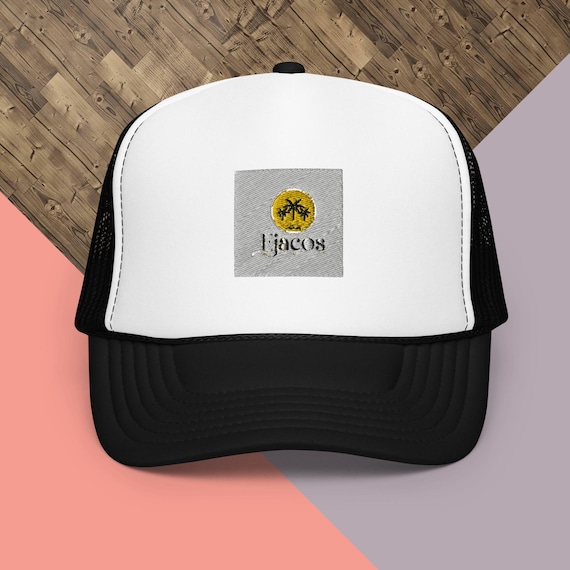 Embroidered foam trucker cap