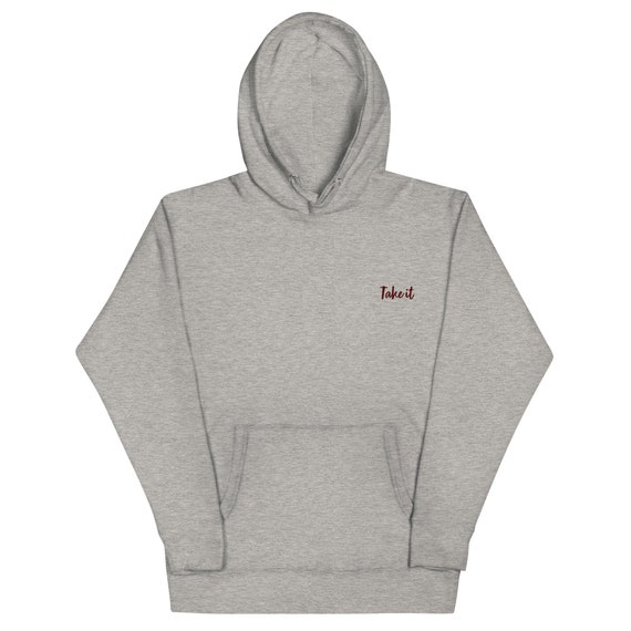 Unisex cotton hoodie with a practical front pocket and a hood to keep you warm
