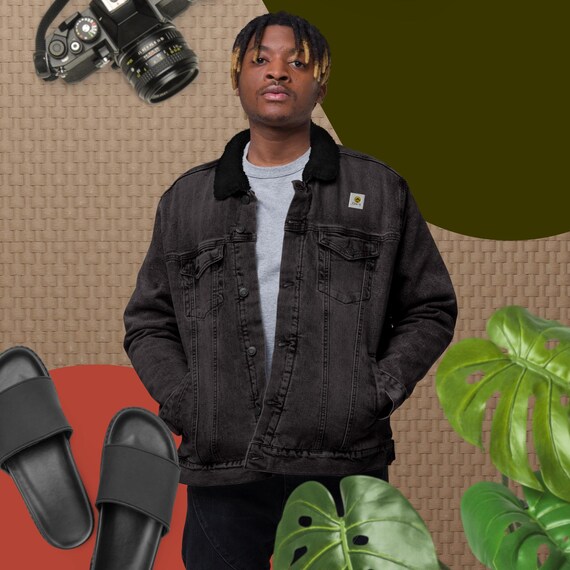 Unisex Denim Sherpa Jacket