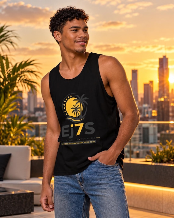Débardeur Homme Premium – T-Shirt Sans Manches, Sport & Fitness, Confort Respirant, Cadeau Homme