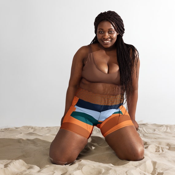 Short de yoga femme taille haute | Short sport fitness gainant | Legging court respirant gym pilates running | Confort été EjacosJPOH