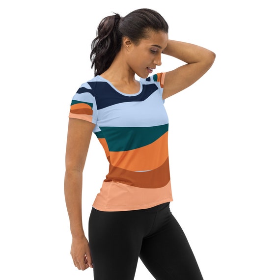 Women's sports t-shirt, all-over print