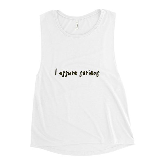Sleeveless T-Shirt for Women, with low armholes for a casual look.