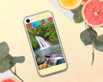 This stylish iPhone case protects your phone from scratches, dust, oil and dirt, hard