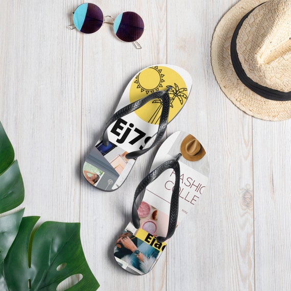Flip-flops: a summer of adventure and carefree fun with this colorful pair of flip-flops