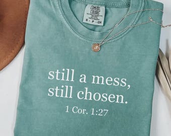 Still gewähltes Bibel-Vers-Shirt, christlicher Glaube-T-Stück