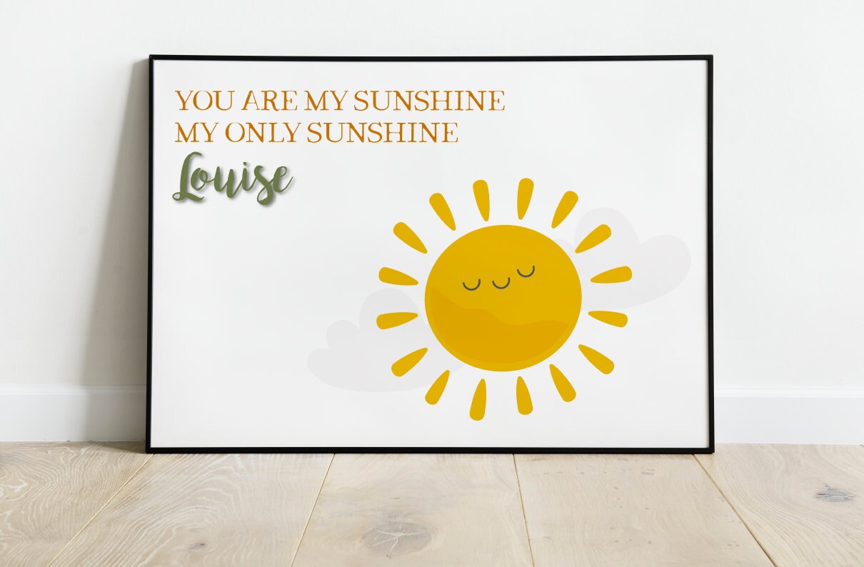 Affiche Personnalisée Enfant - Formats A3, A4, A5 Au Choix Boho, Terracotta, Sunshine, Boheme, Famil