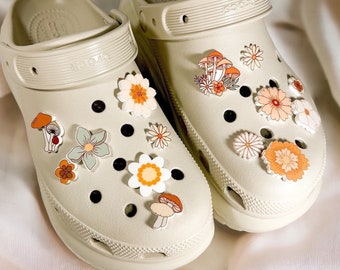 Cute Shoe Charms Flower Shoe Charm Custom Shoe Charm Botanical Designer Shoe Charms for Shoes Charms Plant