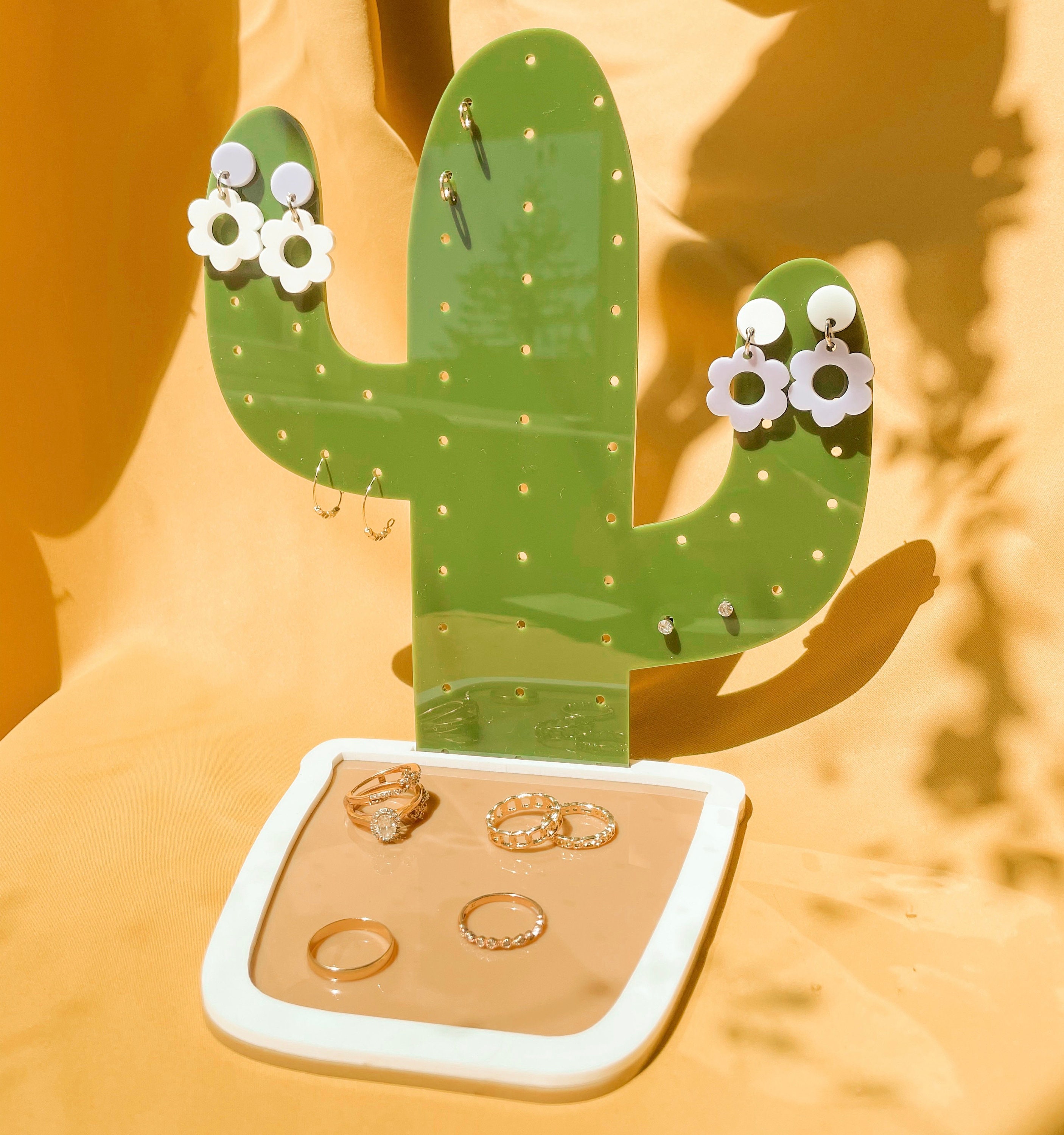 Cactus earring holder discount